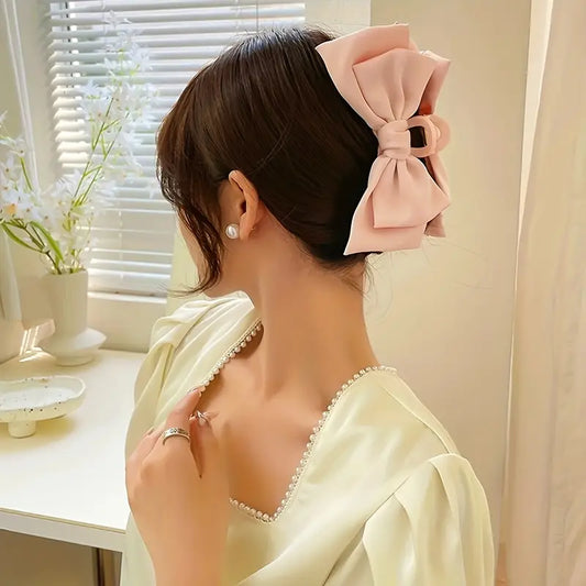 Bow Clip - Pink