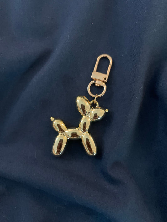 Gold Pup Charm