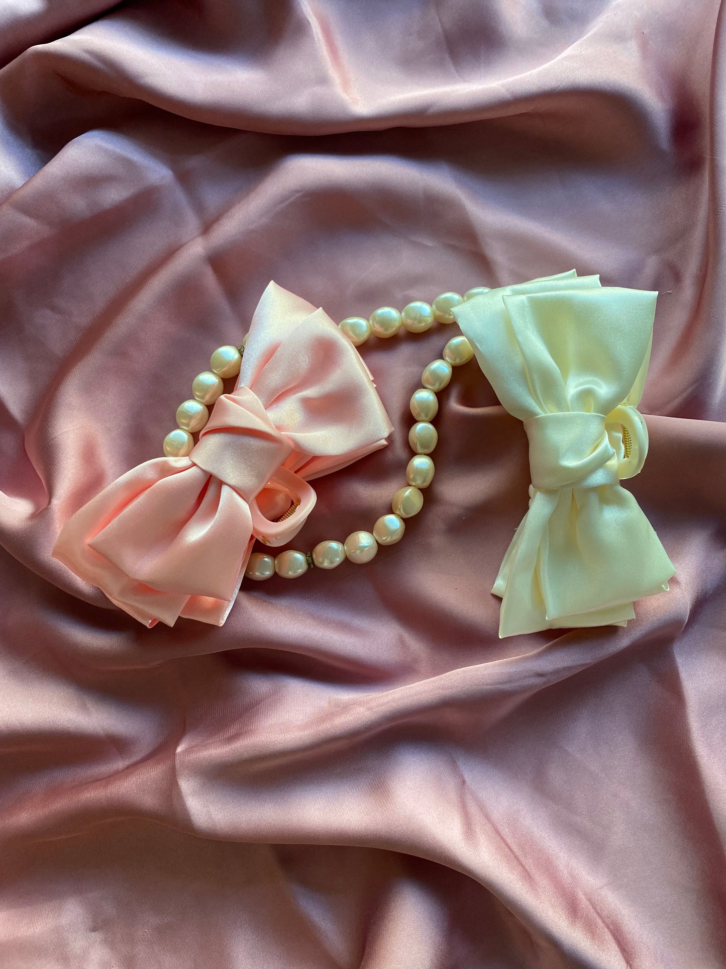 Bow Clip - Pink