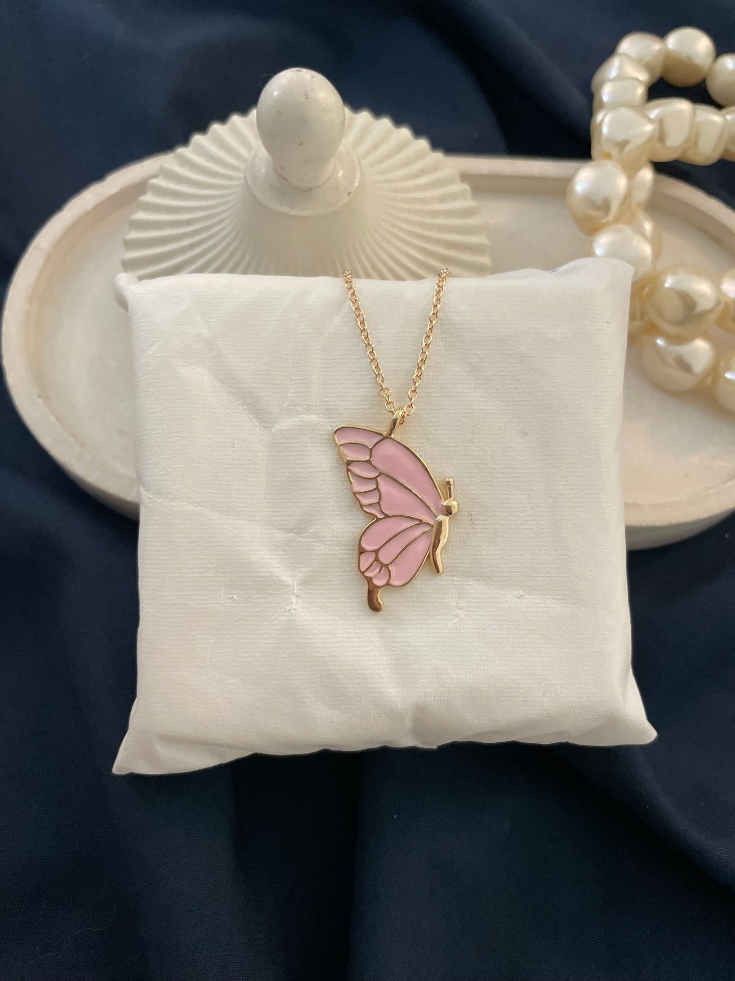 Butterfly Bestie Pendant - Pink