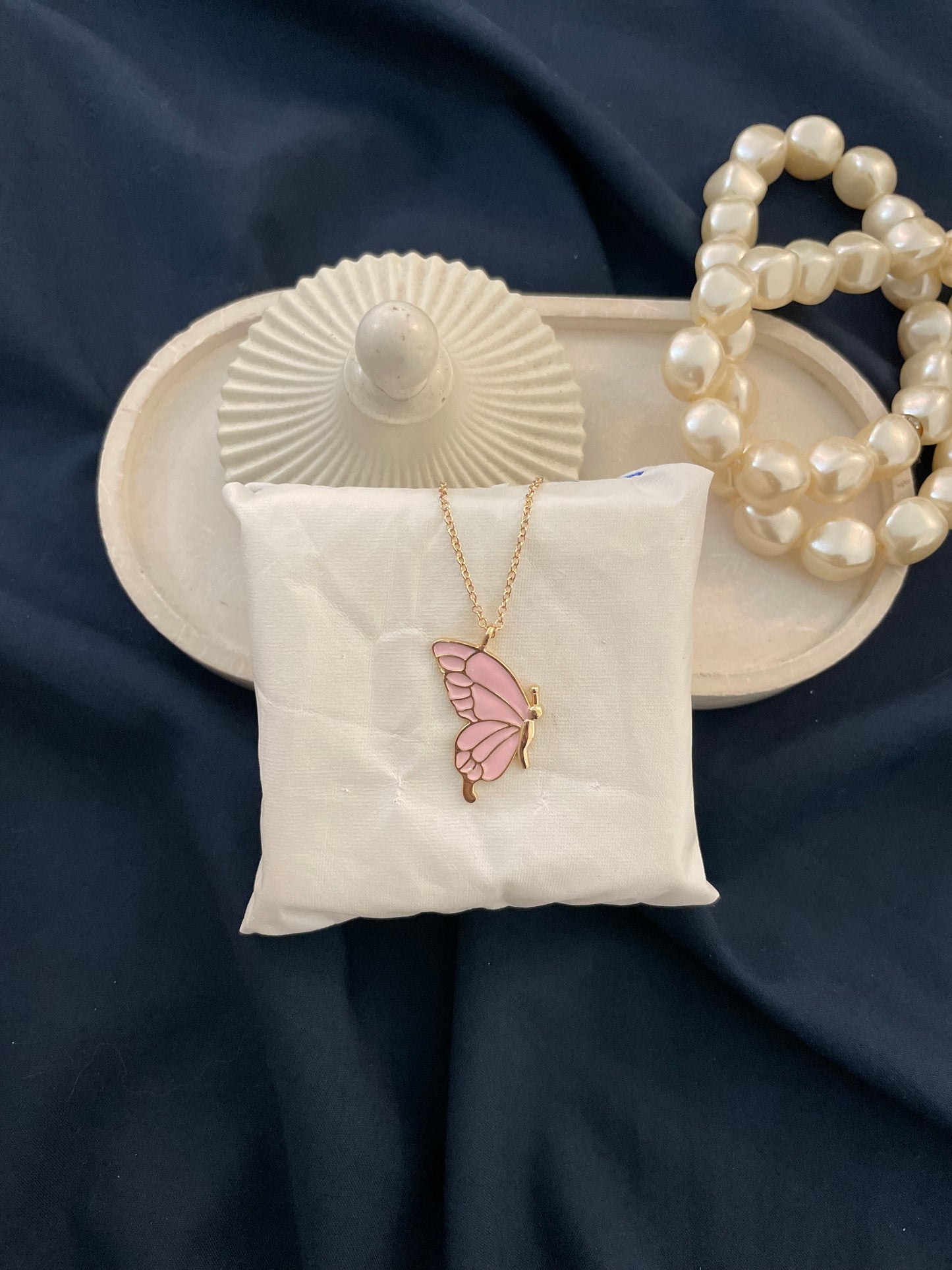 Butterfly Bestie Pendant - Pink